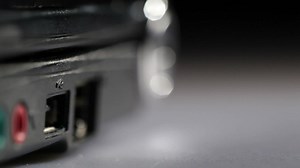 Using a USB drive - Free Stock Video