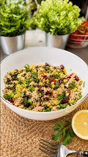 The Easiest 5-Minute High Protein Lunch #tunasalad #highprotein #mealprep