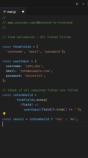JavaScript | Check if all required fields are filled