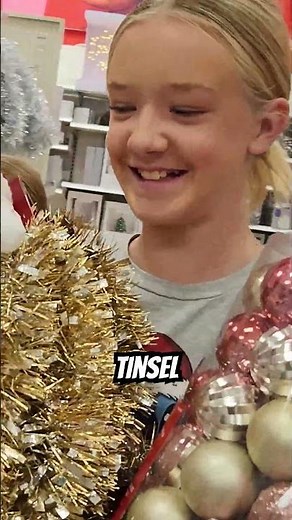 Buying Whatever You Can Carry! Letting Our Kids Decorate The Christmas Tree!!! #shorts