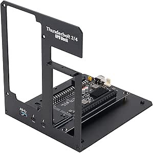 Thunderbolt 3/4 eGPU Enclosure Compatible with USB4, Support NVIDIA AMD Graphics Card and PCIe Cards, Using ATX Power Supply, Support PD 85W Charging (VK-Y900)