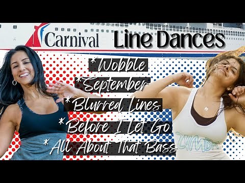 Learn Carnival Cruise Deck Party Line Dances - Carnival Mardi Gras 2023