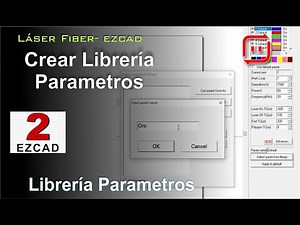 [EZCAD 2 - Fiber Laser] Create Library
