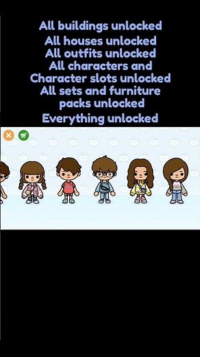 how to get Toca Boca all unlocked for free 💕👌 #tocaboca #viral #summer #free #games