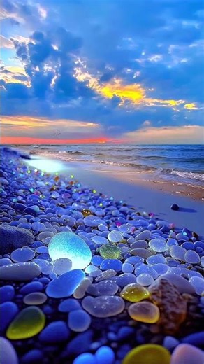 Nature View Cristal beach Beuti of nature 4k View shorts video 📸😍