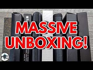 Unboxing A MASSIVE HAUL of Knives! - WOW