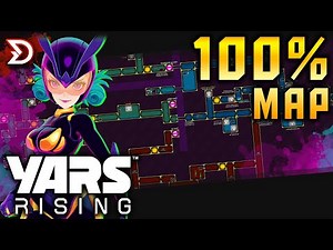 Yars Rising | 100% Map — All Bosses, Upgrades, Abilities, Items & More!