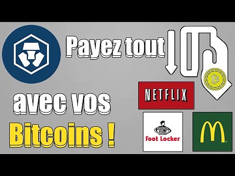 Gagner et dépensez vos cryptomonnaies avec une carte de crédit ! [ Crypto.com ]