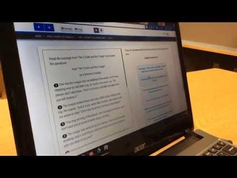 Dragging and dropping on a chromebook