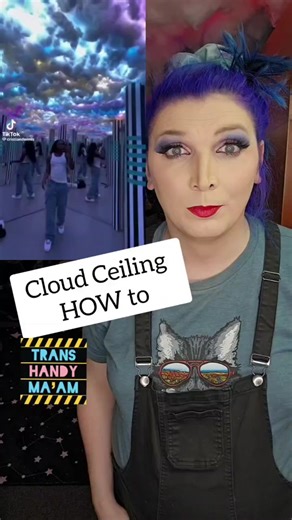@Cristian How to create a cloud ceiling safely #Lgbtqia #Trans #DIY #cloudceilingtutorial