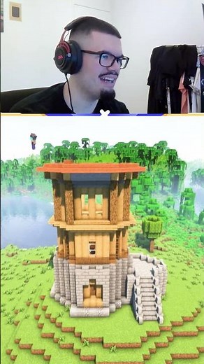 We built an epic MEDIEVAL TOWER in Minecraft