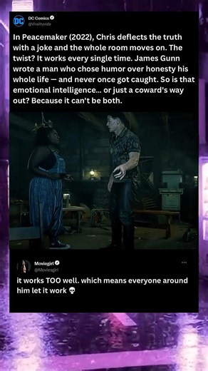 In Peacemaker, James Gunn wrote a man who chose humor over honesty #peacemaker #jamesgunn #shorts