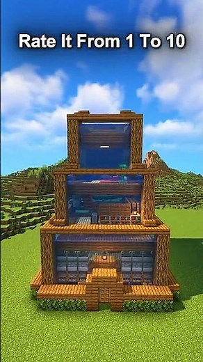 "I Built a SECRET WATER HOUSE in Minecraft 🌊 | Ultimate Underwater Base!"