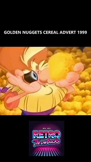 126K views · 1.6K reactions | Golden nuggets cereal advert 1999  such a nostalgic advert  #goldennuggets #gold #cereal #advert #britishtv #UKTV #memories #nostalgia #throwback #oldtv #90s | Retro Throwbacks | Facebook