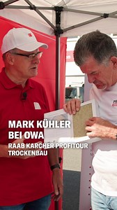🛠️ Akustik verbessern mit Stil und aus dem Odenwald! Gemeinsam mit Mark Kühler haben wir uns bei der Raab Karcher Profitour Trockenbau angeschaut, wie moderne Akustiklösungen heute aussehen: 🌿 Faserplatten aus nachwachsenden Rohstoffen 🎯 Textilbespannte Wandabsorber – einfach montiert, stark in der Wirkung 🖼️ Akustikbilder mit deinem Motiv – für Raumklima mit Persönlichkeit 🧱 Und Streckmetall für clevere optische Trennung Und das alles „Made in Germany“ von OWA - Odenwald Faserplattenwerk G