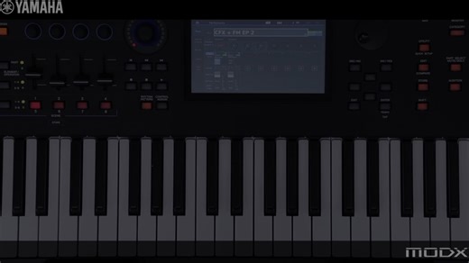 雅马哈合成器MODX6 /MODX7 /MODX8  AWM2声部设置