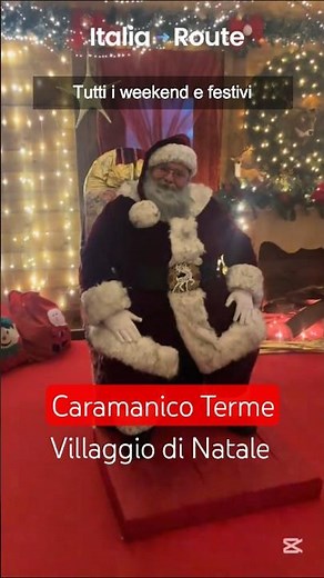 Villaggio di Natale in uno dei borghi più belli d'Abruzzo: Caramanico Terme