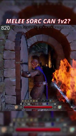 Melee Sorc 1v2 | Dark and Darker #gaming #highlights #funny #pvp #shorts #dnd #new