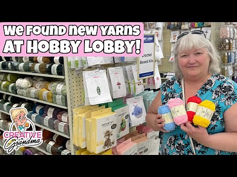 NEW Hobby Lobby Beginner Bee Yarn - Yarn Tour #hobbylobby