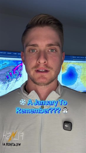 Who’s ready for snowmaggedon in January??? Sign me up! #snow #weather #forecast #foryou #fyp