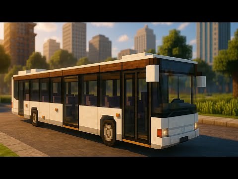 🚍 Minecraft City Bus Tutorial – Baue deinen eigenen Linienbus!