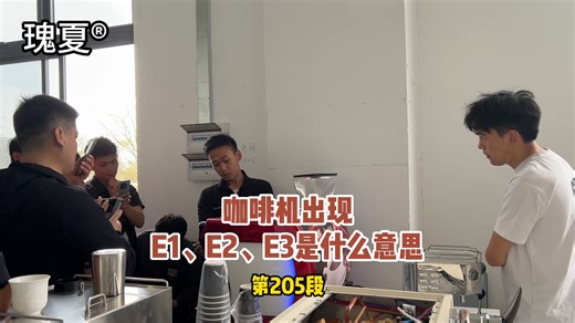 当咖啡机出现E1、E2、E3这几种代码是什么意思？当咖啡机出现故障我们应该如何正确的分析原因？格米莱3101咖啡机故障代码讲解#格米莱3101#咖啡机故障#咖啡