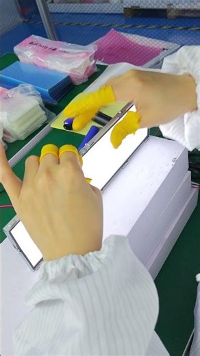 Set up the display screen. #checking #fyp #led #display #screen #factory #edit #lcd #tech