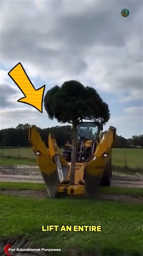 How to Steal a Tree (Without Anyone Noticing). #TreeSpade #Tech #ViralEngineering. #usashorts#fyp