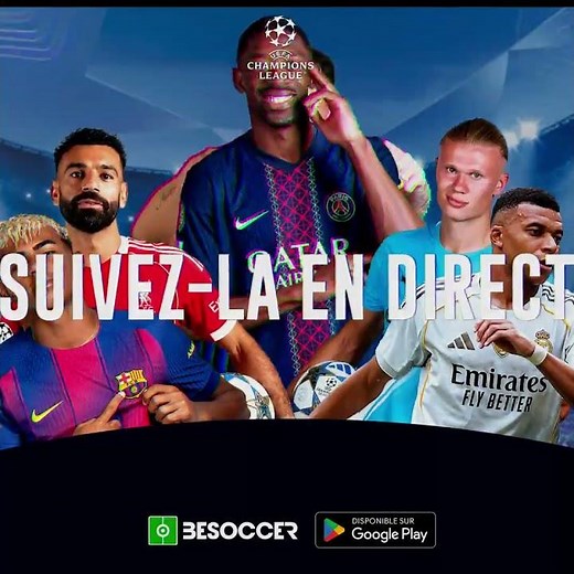 Téléchargez l'application pour suivre en direct tous les matchs...