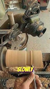 Carving a Glass Out of Wood – Perfectly Executed #woodturning #craftsmanship