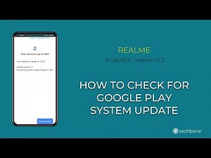 How to Check for Google Play System Update - realme [Android 11 - realme UI 2]