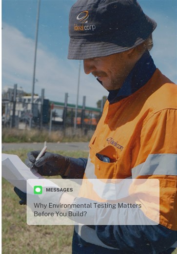 Dig first Test second Build with confidence Environmental testing protects your project before it even begins. #IdealCorp #IdealGeotech #EnvironmentalTesting #soiltesting #SiteInvestigation
