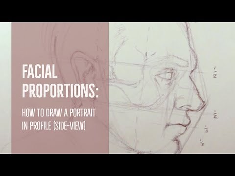 Facial Proportions: How to Draw a Portrait in Profile (Side-View)