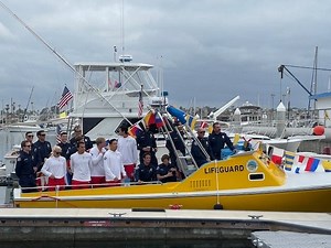 City Gathers To Christen New Life-Saving Vessel 'Wave Watch'