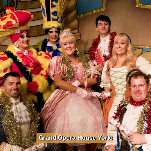 Merry Christmas!🎄 From our panto family to yours, we wish you a truly magical festive season and a happy 2026✨ Our wonderful cast are back tomorrow for Boxing Day, and are here to welcome you to the ball into the new year🪩 🗓️ Until Sun 4 Jan 2026 🎟️ Book now | atgtickets.com/york | Grand Opera House York