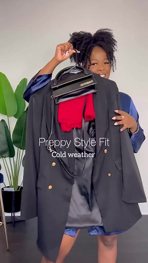 Prim and proper in preppy. Some style Inspo for the girlies this November. Who said you can’t rock skorts in fall ??!! Are we feeling this one ? 👆🏾👆🏾….. Fit; Turtleneck - @twotrendytoo Skort - @express Stockings- @walmartfashion Blazer - @shopcider Earrings - @sheinofficial #fallfashion#coldweather#rainyseason#preppyfashion#novberfashuon#sheingals#kenyantrends254 #viralvideostiktoks