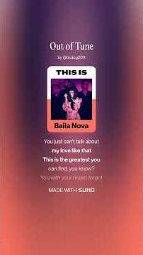 Baila Nova song DESAFINADO English translation