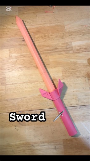 SWORD ORIGAMI PAPER CRAFT WEAPON TUTORIAL | HAVE FUN 🤩