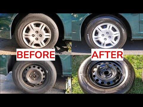 How to Restore Rusted Wheels and Worn Out Hubcaps to Look BETTER Than New on ANY Car!