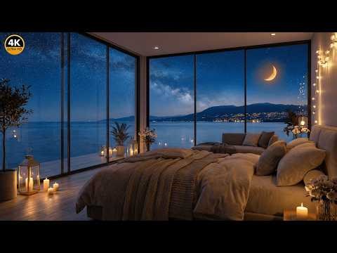 Fall Asleep and Relax in 5 Minutes🌙 Proven Deep Sleep Sounds | Relaxing Bedroom with Scenic Views 4K