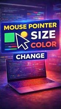 Mouse pointer change 2026 | Mouse pointer size change |mouse key