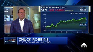 Watch CNBC's full interview with Cisco CEO Chuck Robbins