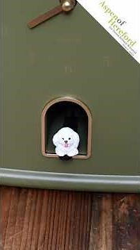 Karlsson Modern Doggy Barking Wall Clock Sound #cuckooclock #karlsson