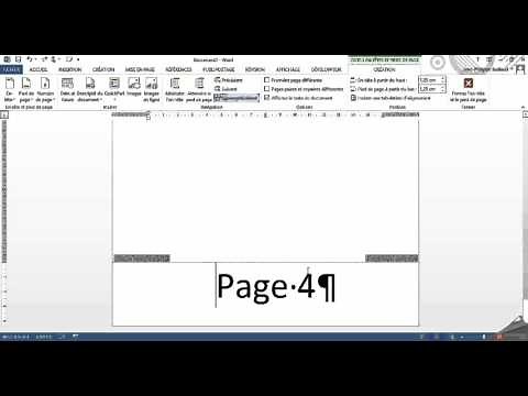 Les sauts de section dans Word