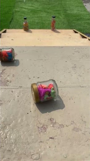 Breaking Glass Bottles ASMR 🔥 | Satisfying Bottle Rolling & Shattering #Shorts