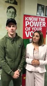 Derry and Ireland's finest James McClean backing Foyle Sinn Fein candidate Elisha McCallion and urging people across the North to vote for Sinn Fein. Who are we to argue with a goal scoring Ireland captain? Vote Sinn Fein | Sinn Féin Ireland