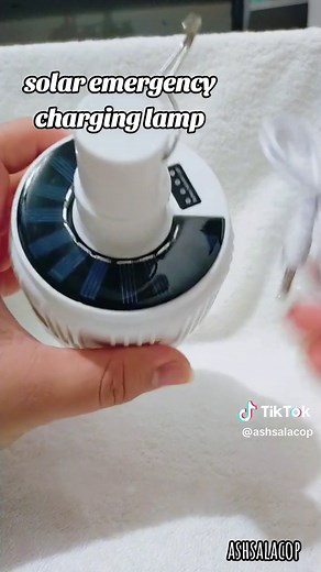 Emergency Solar Charging Lamp for Any Situation