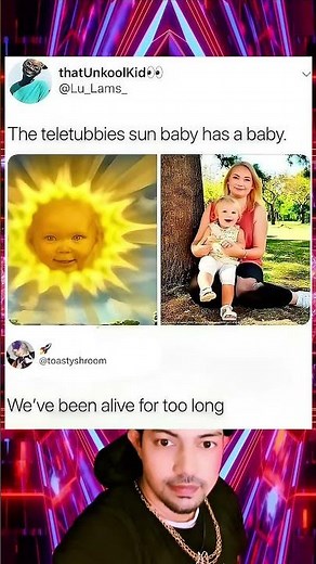 The teletubbies sun baby has a baby.