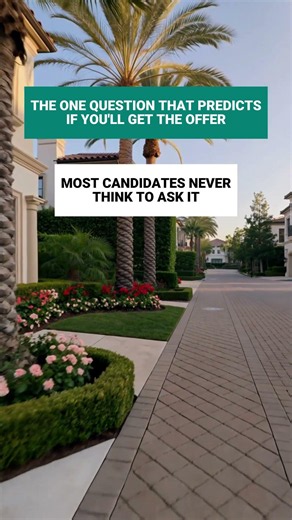 This Question Gets You the Offer #jobinterview #careertips #secrets
