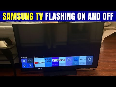 Samsung TV Flashing On And Off Fix (Stops Restarting & Power Cycling Issue)